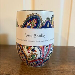 Vera Bradley 12oz Stainless Steel Wine Tumbler